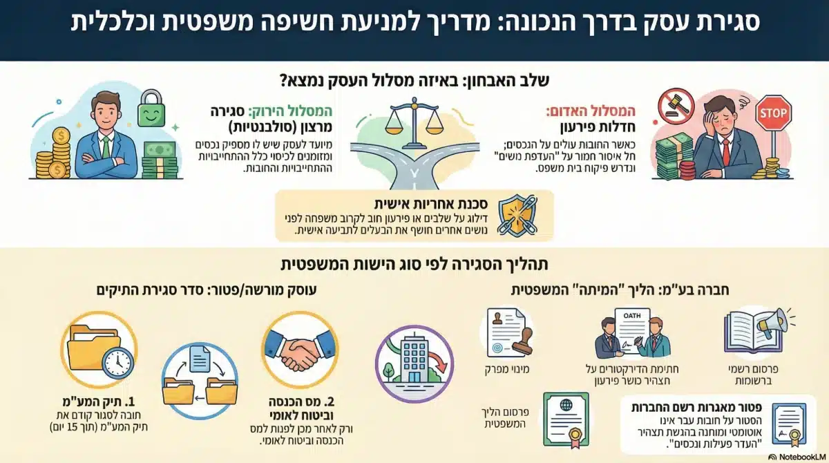 סוגי עסקים לאישור משפטי 