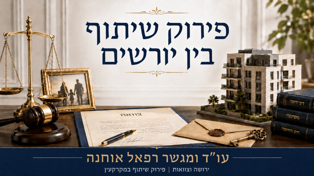 פירוק שיותף בין יורשים